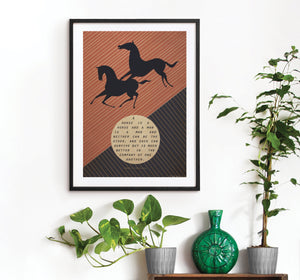 'Horses' Art Print