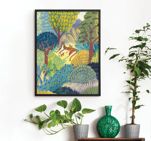 'Jungle Tiger' Art Print