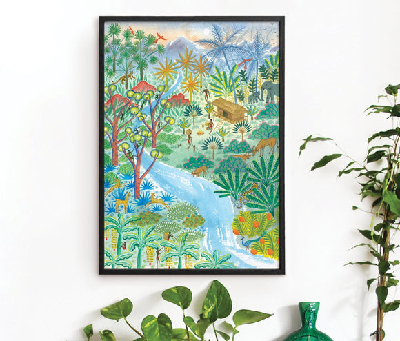 'Jungle Forest' Art Print