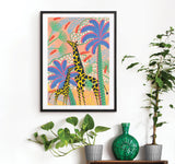 'Giraffes' Art Print