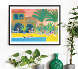 'Poolside' Art Print