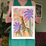 'Giraffes' Art Print