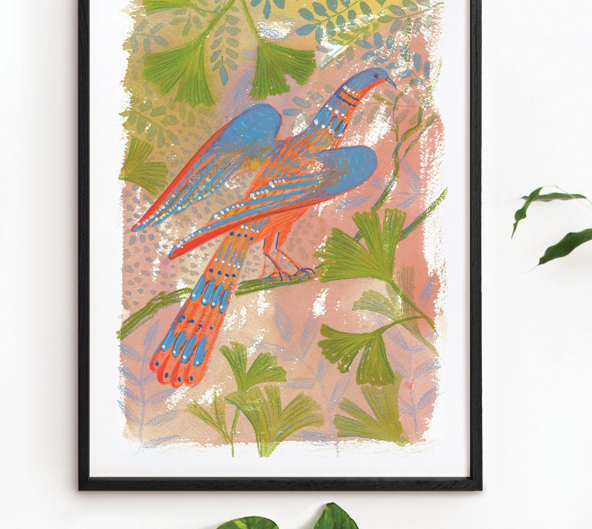 'ginkgo Bird' Art Print – Red Gate Arts