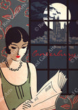 Watermarked Canterbury art print by Kate Sampson for Red Gate Arts