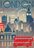 'London The Big Smoke' Art Print