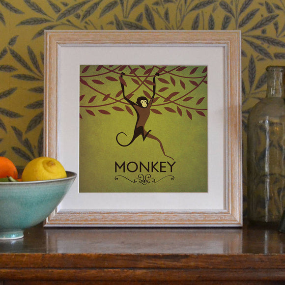 'Monkey' Art Print