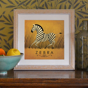 'Zebra' Art Print
