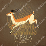'Impala' Art Print