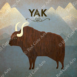 'Yak' Art Print