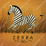 'Zebra' Art Print